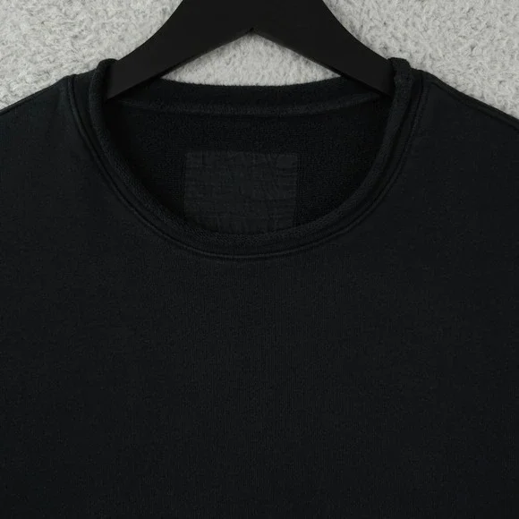 Frank & Eileen Anna Capelet Womens M Black Long Sleeve Triple Fleece Sweatshirt - Picture 8 of 9